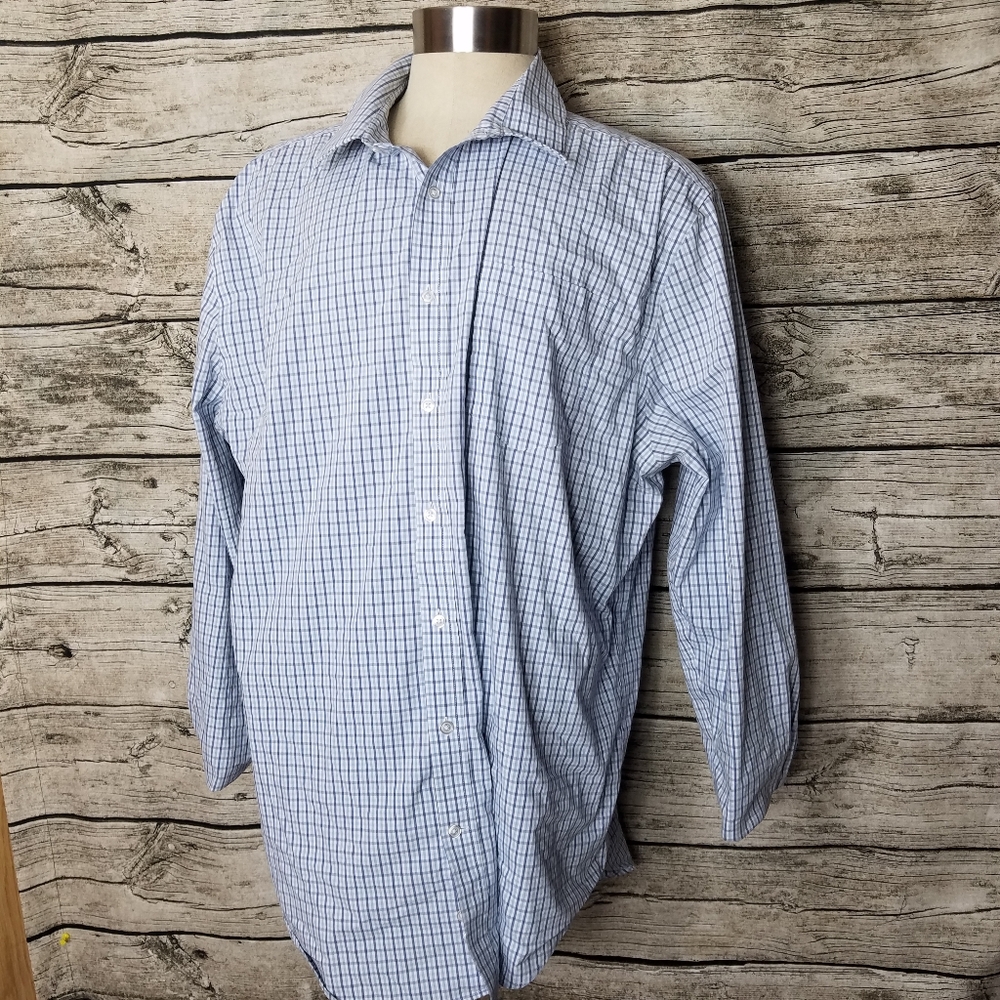 George Classic Fit Button Down Long Sleeve Shirt Size 2XL.Pit to pit approx: